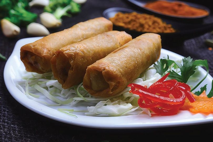 Mixed Cheese Spring Rolls