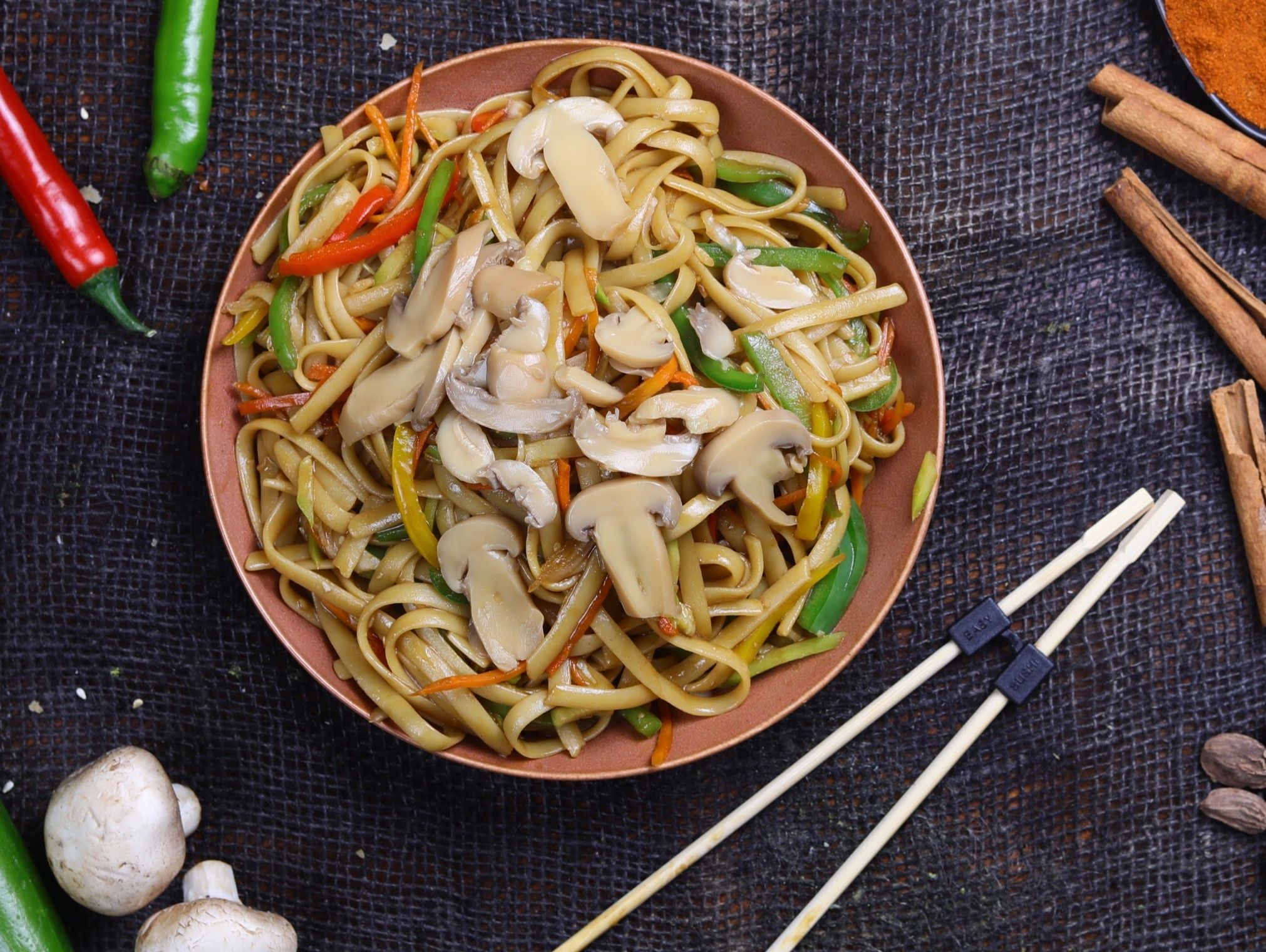Mushroom Noodles