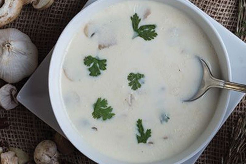 Creamy Chicken and Mushroom Soup